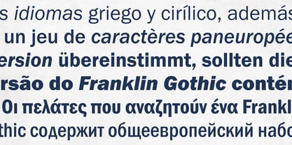 Franklin Gothic Font Poster 5